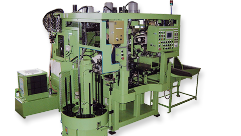 TH-３型 ４軸減速機用歯車加工機（全自動・自動拡張機）